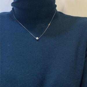 สร้อยคอเงิน จี้หัวใจเล็ก มินิมอล น่ารัก สไตล์เกาหลี