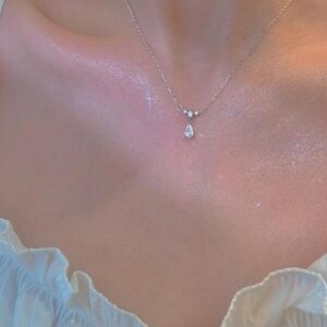 สร้อยคอเงิน จี้ไม้กางเขนเล็ก มินิมอล สวยเรียบ